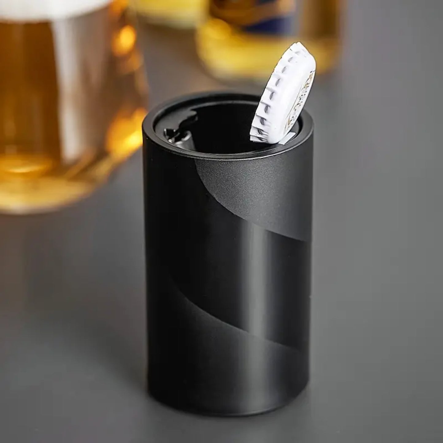 Abridor automático de botellas, fácil y rápido de usar