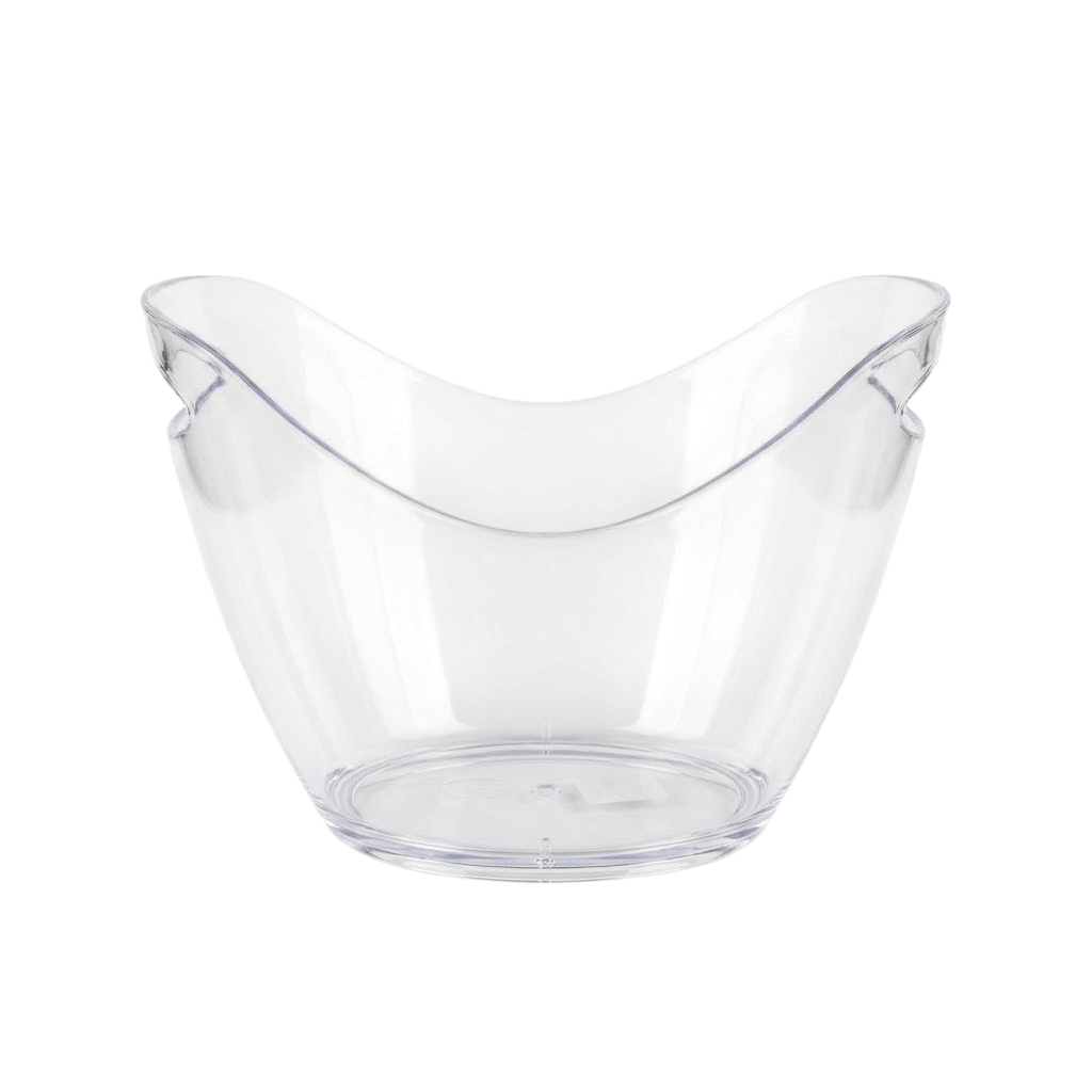 Cubitera Acrílica 3 Litros con Asas – Transparente