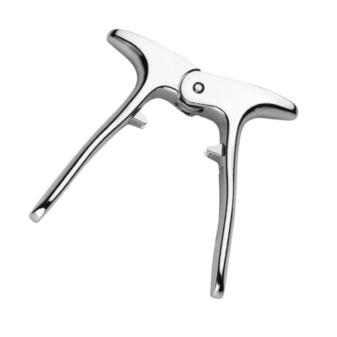 Pinza descorchadora premium para champagne y espumantes, diseño italiano resistente y funcional.