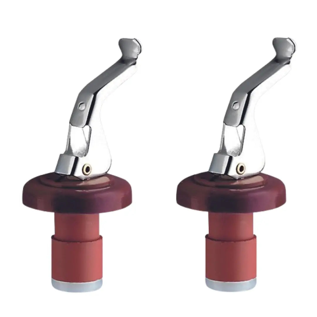 Set de tapones expandibles para vino de fabricación italiana, diseñados para un sellado perfecto y conservación del vino.
