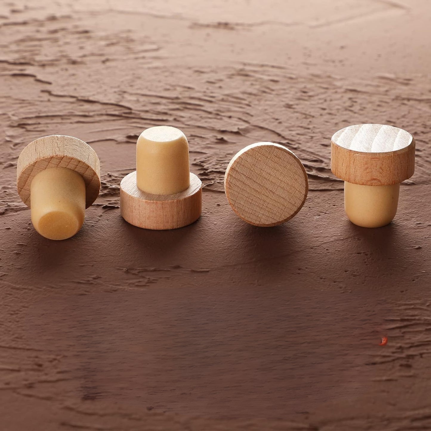Set de tapones de silicona flexible para vino, ayuda a conservar el sabor y la frescura de tus bebidas.