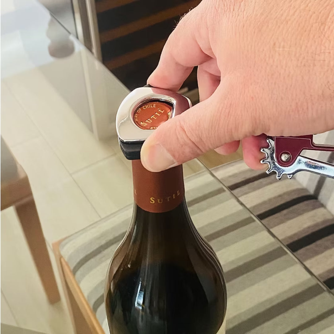 Descorchador Italiano Articulado Ghidini 3 en 1
