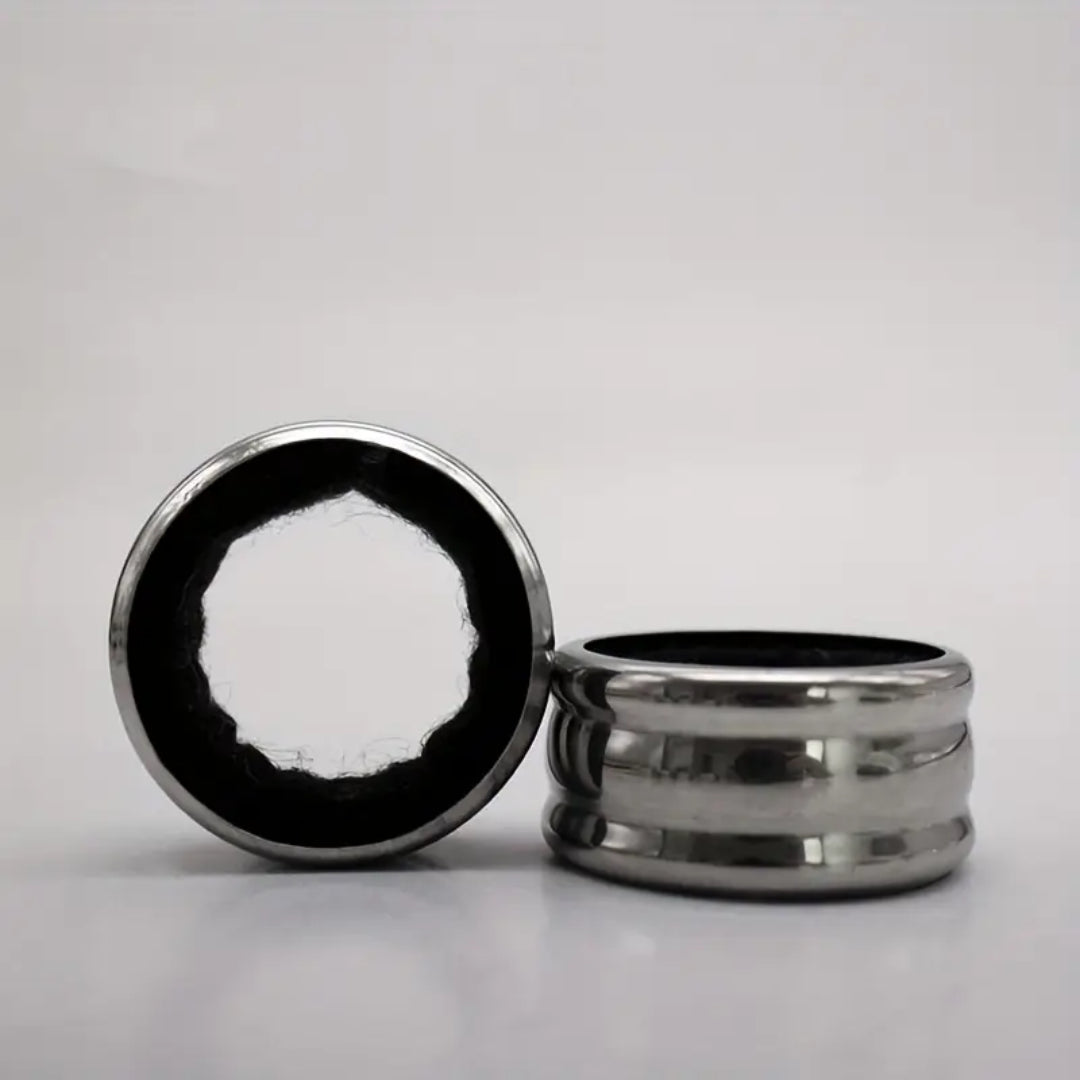 Anillo Antigoteo de Acero Inoxidable para Botellas de Vino