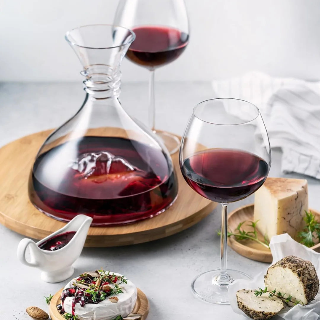 Decantador de vino estilo Cumbre Cristalina de 1500ml