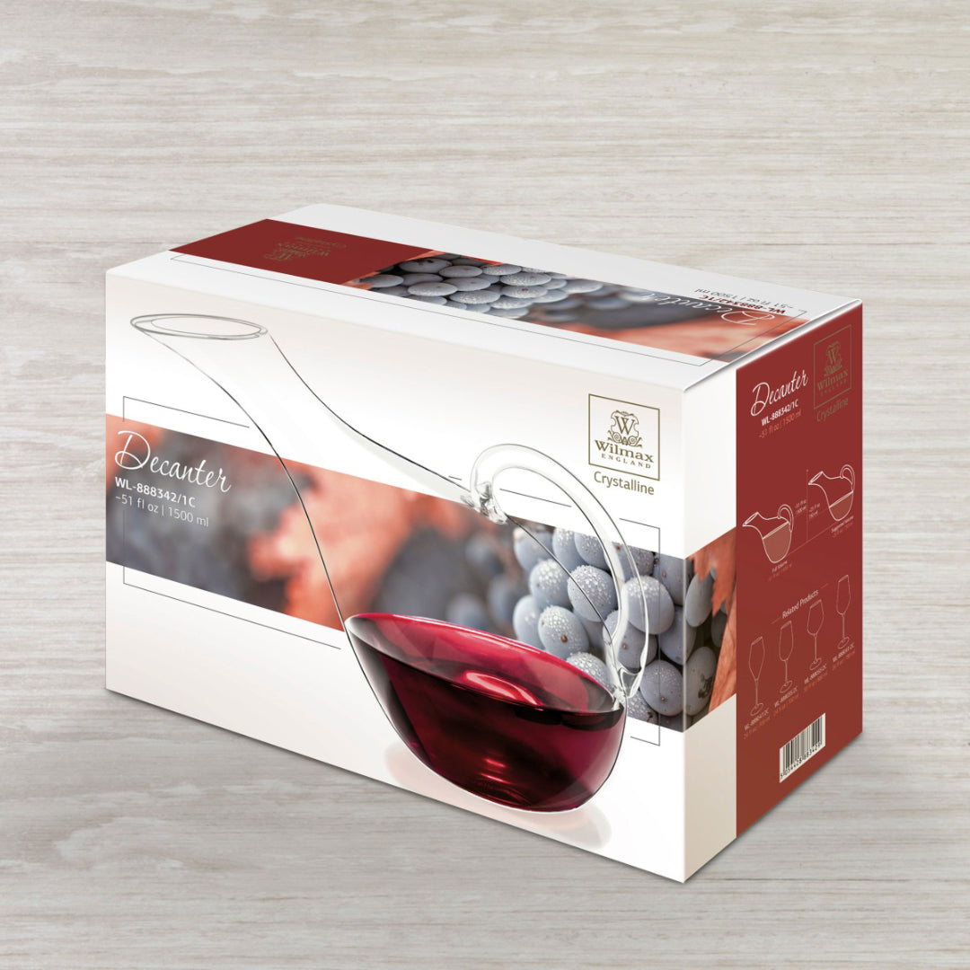 Decantador Sommelier Signature de Cristal Curvo 1500ml