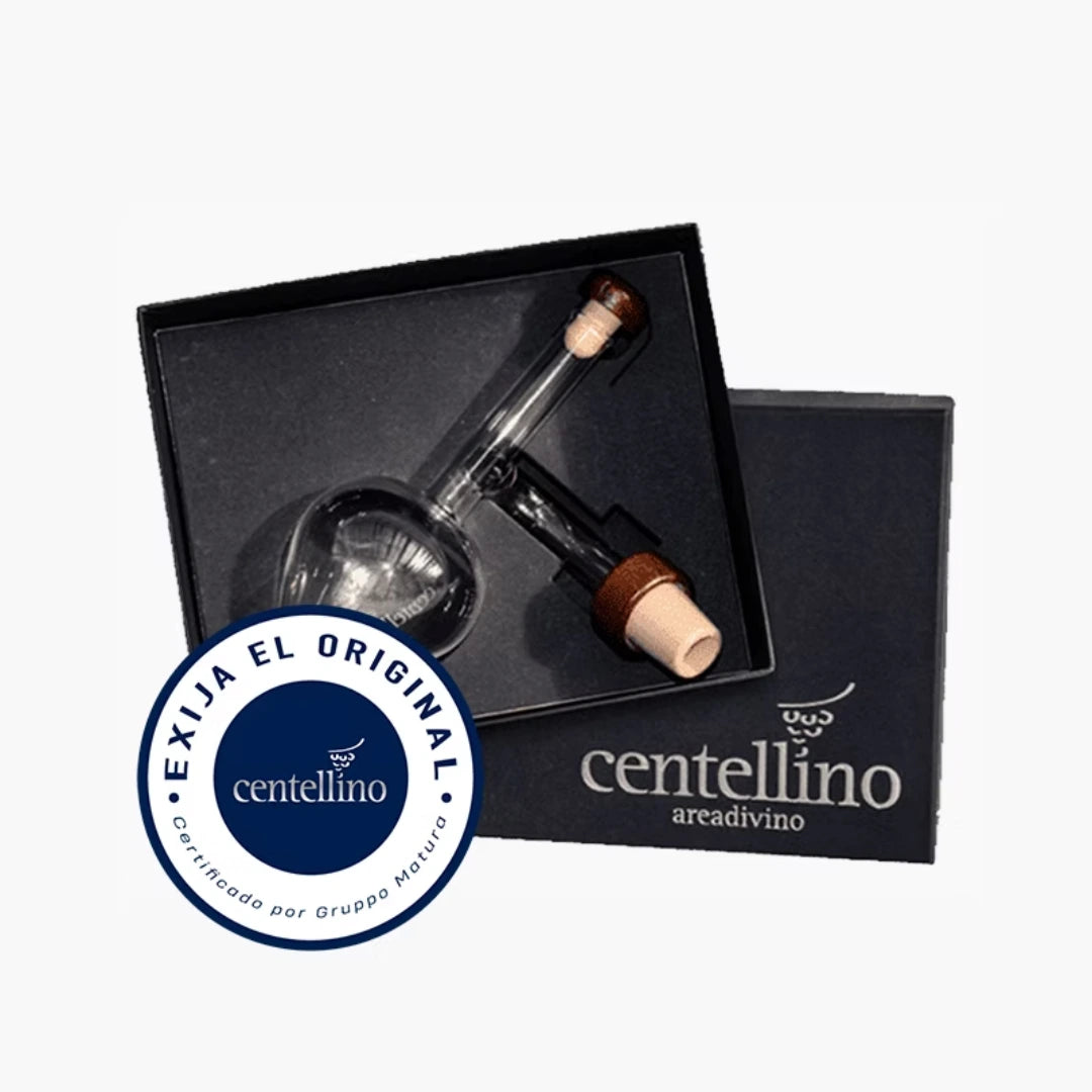Centellino 125 ml - Aireador, Decantador y Dosificador de Vino por Copas