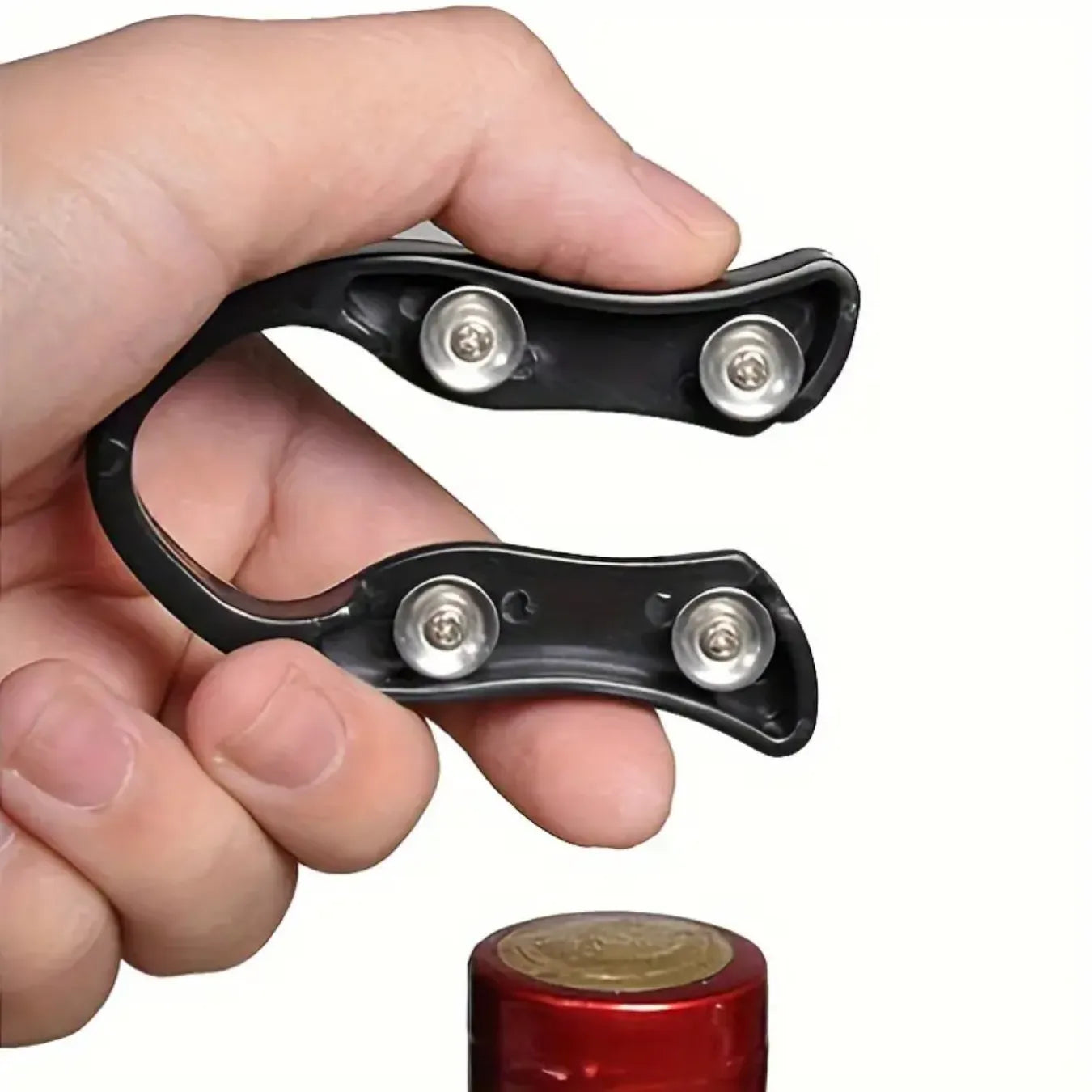 Cortador de cápsulas para vino con mango ergonómico, ideal para retirar la lámina de las botellas con precisión.