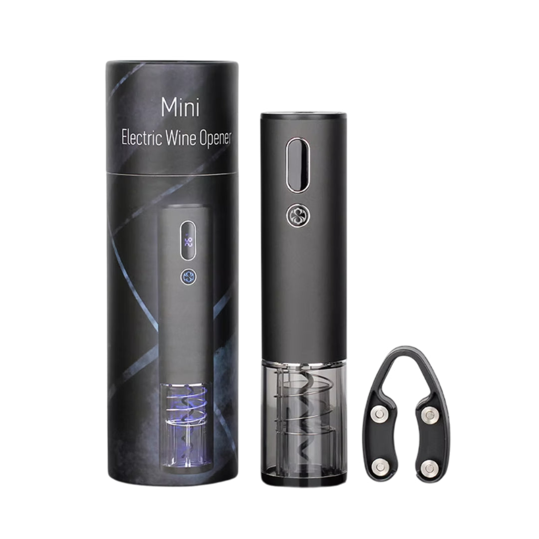 Sacacorchos Eléctrico Portátil Mini con Corta Cápsulas