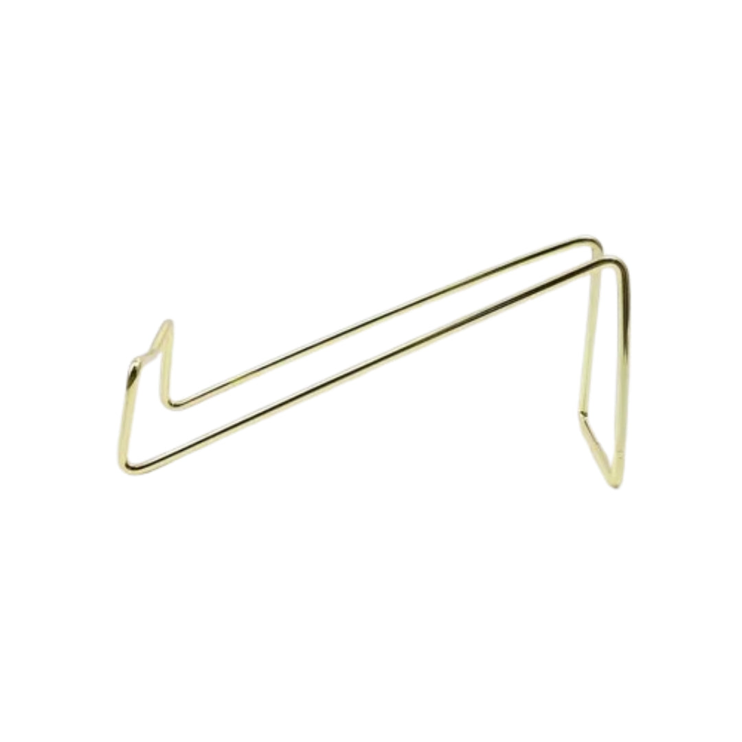 Soporte Minimalista Dorado para Botella de Vino
