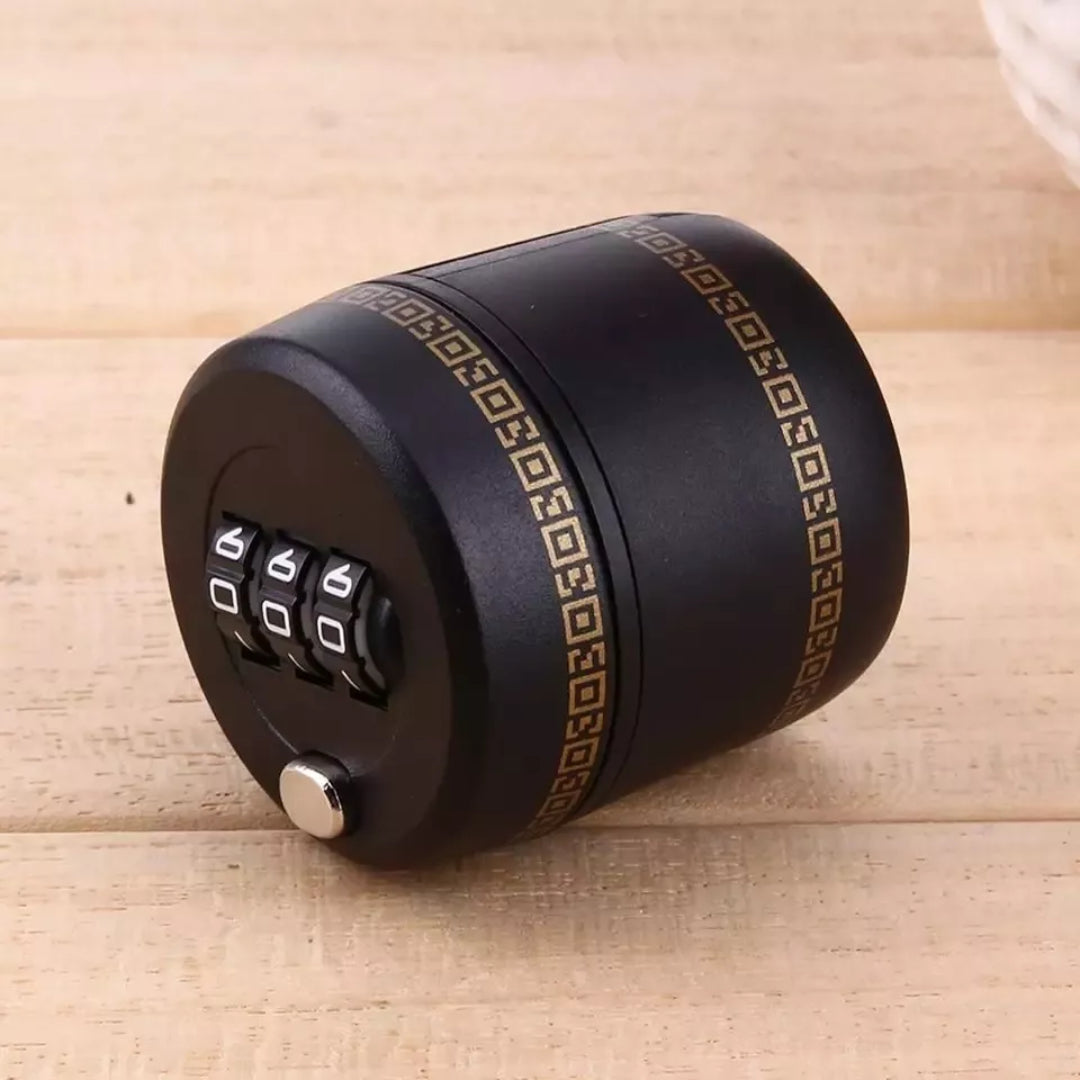 Tapón con clave de seguridad para vino en negro, práctico y funcional para proteger tus botellas.