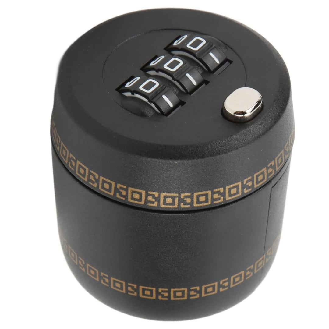 Tapón para vino con clave de seguridad en color negro, ideal para mantener tus botellas protegidas en Chile.