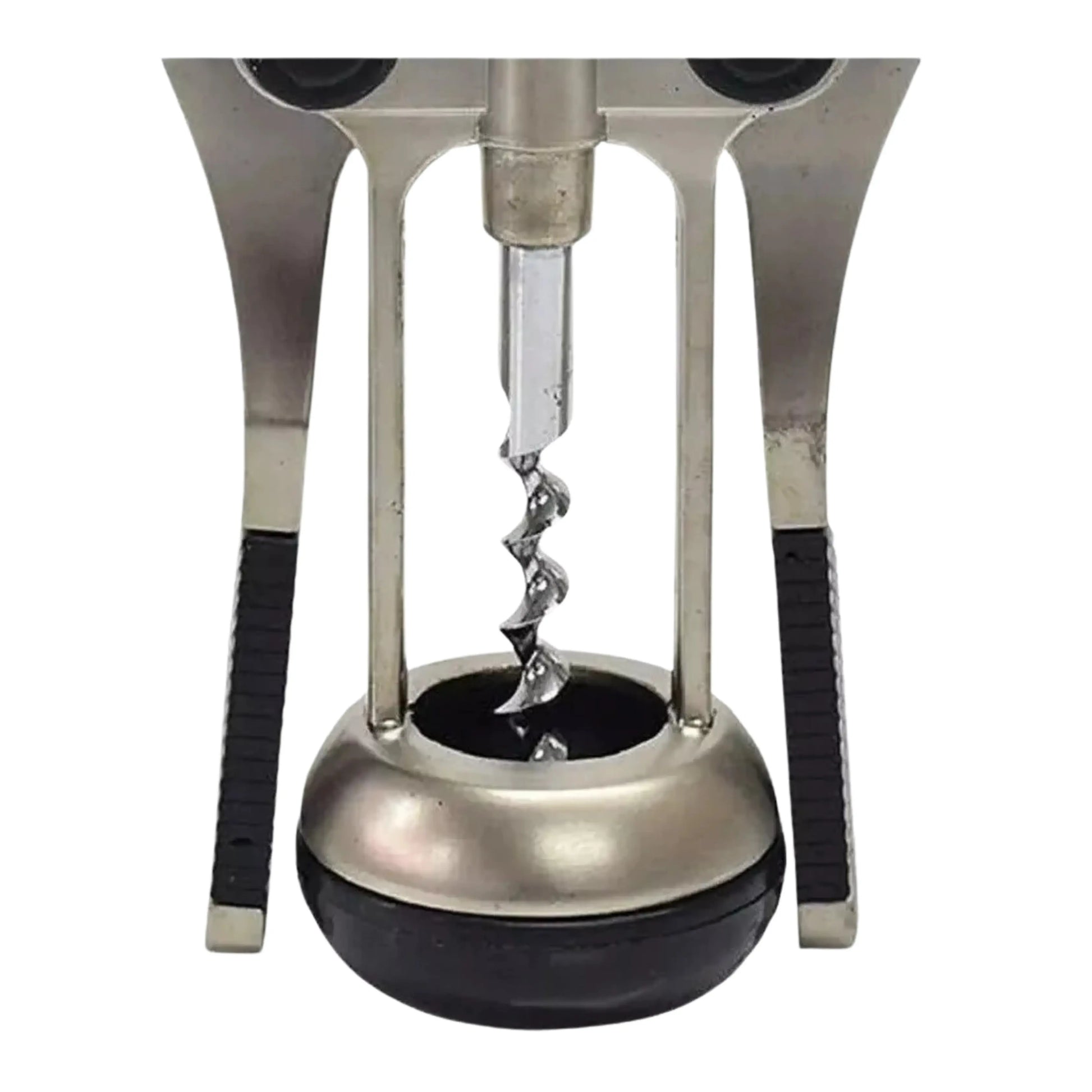 Descorchador profesional con doble ala y mango ergonómico para una extracción de corcho sin esfuerzo.