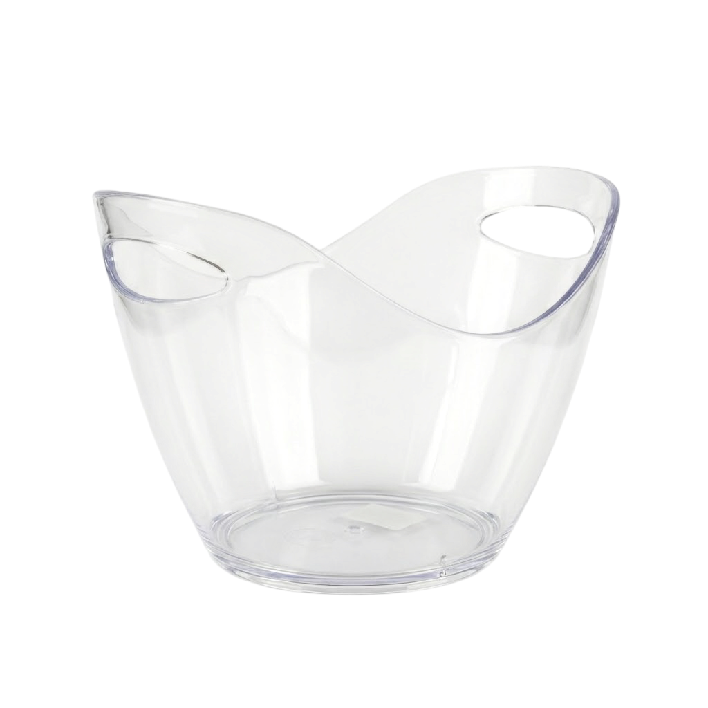 Cubitera Acrílica 3 Litros con Asas – Transparente