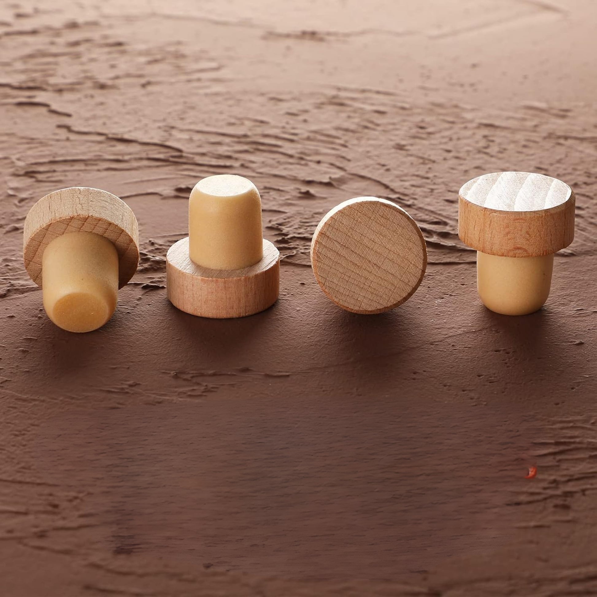 Set de tapones de silicona flexible para vino, ayuda a conservar el sabor y la frescura de tus bebidas.