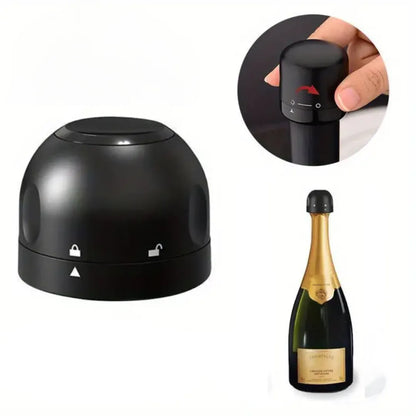Tapón sellador para champagne y espumantes, accesorio esencial para conservar la calidad de cada botella abierta.