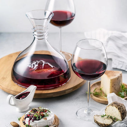 Decantador de vino estilo Cumbre Cristalina de 1500ml