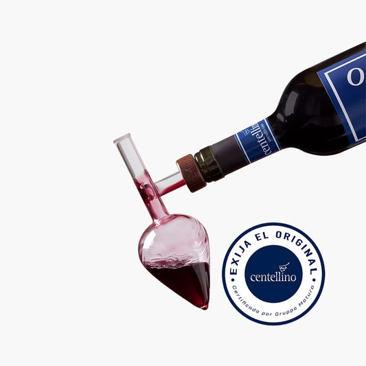 Centellino 125 ml - Aireador, Decantador y Dosificador de Vino por Copas