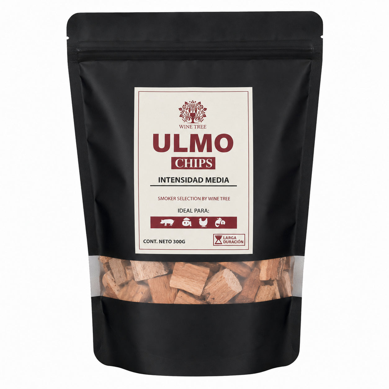 Chips de Ulmo para Ahumar Intensidad Media 300 g