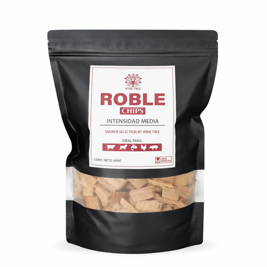 Chips para ahumado de roble Wine Tree 300 g