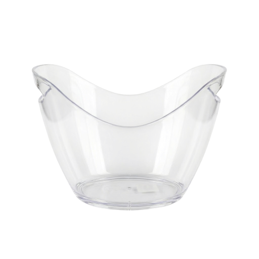 Cubitera acrílica transparente 5 L dos mangos para vino