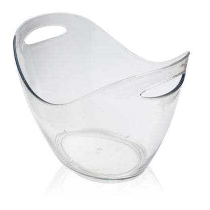 Cubitera acrílica transparente 5 L dos mangos para vino