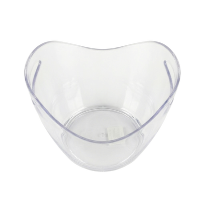 Cubitera acrílica transparente 5 L dos mangos para vino