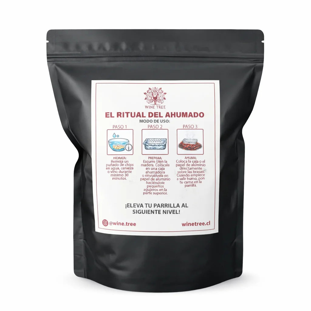 Chips para ahumado de roble Wine Tree 300 g