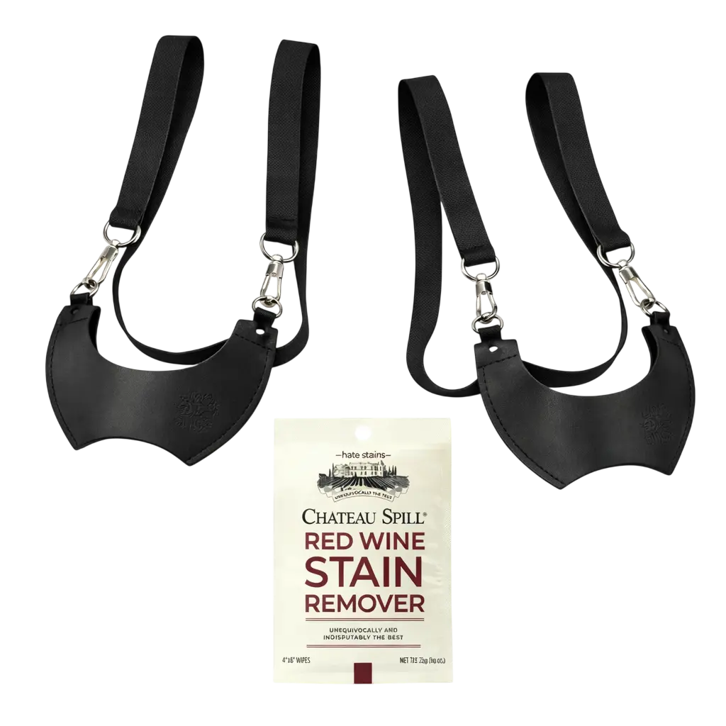 Mini Pack Vendimia – Porta copas y quitamanchas vino