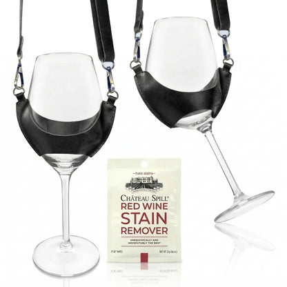Pack Vino & Estilo Vendimia – Copas y quitamanchas