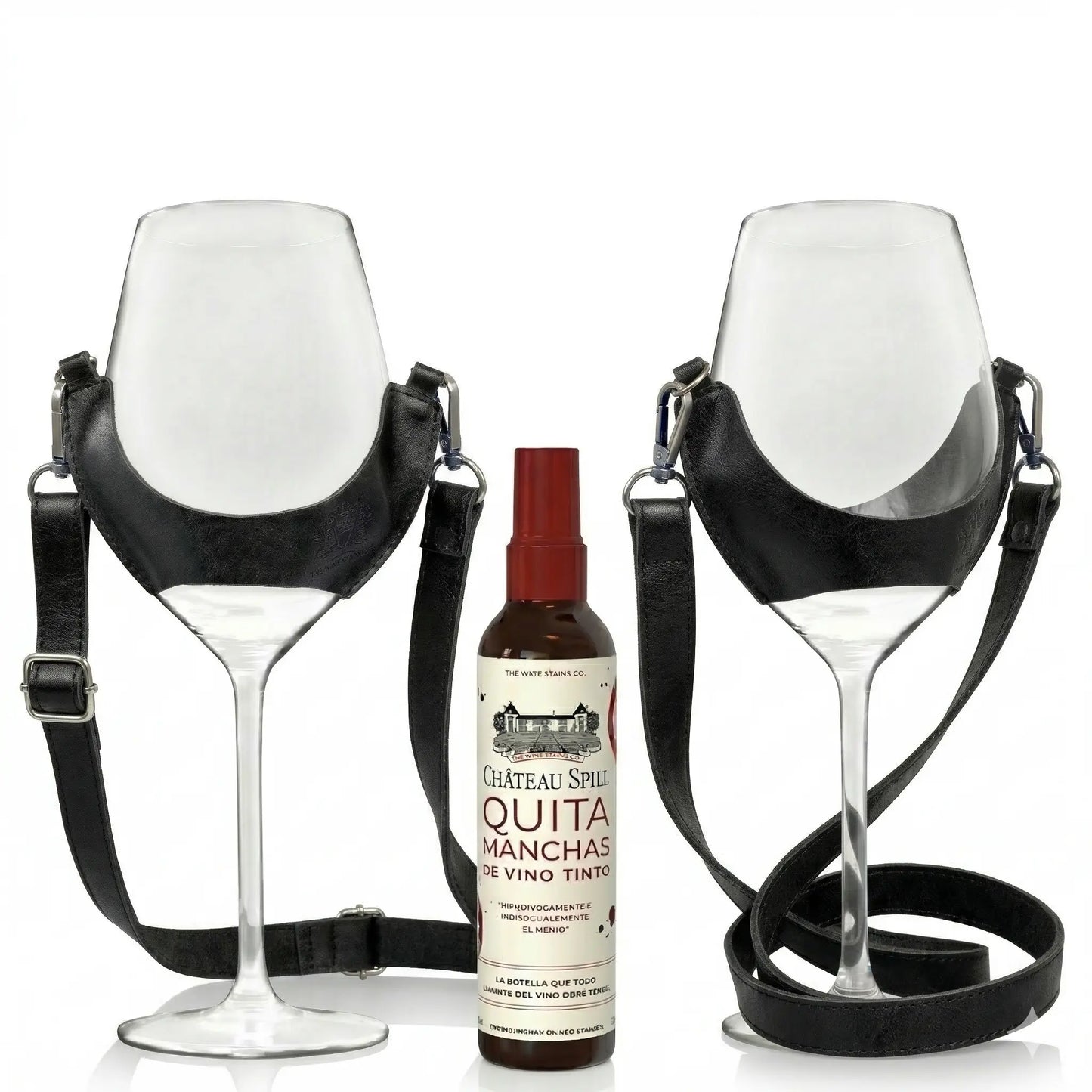 Pack Vino & Estilo – Copas y quitamanchas Chateau Spill