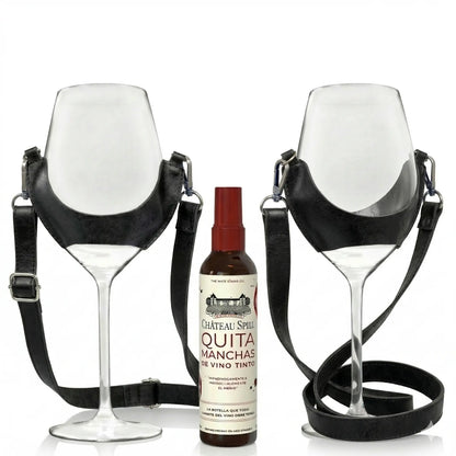 Pack Vino & Estilo – Copas y quitamanchas Chateau Spill
