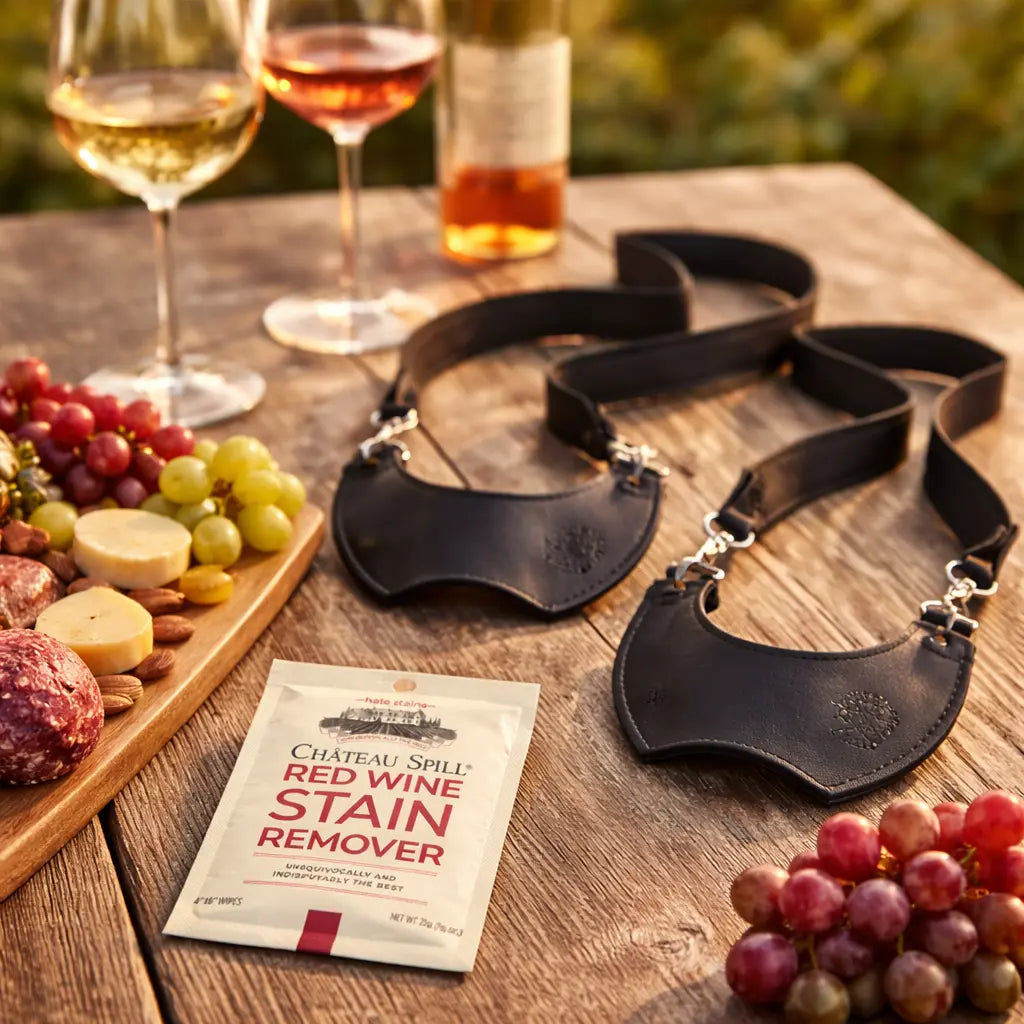 Mini Pack Vendimia – Porta copas y quitamanchas vino