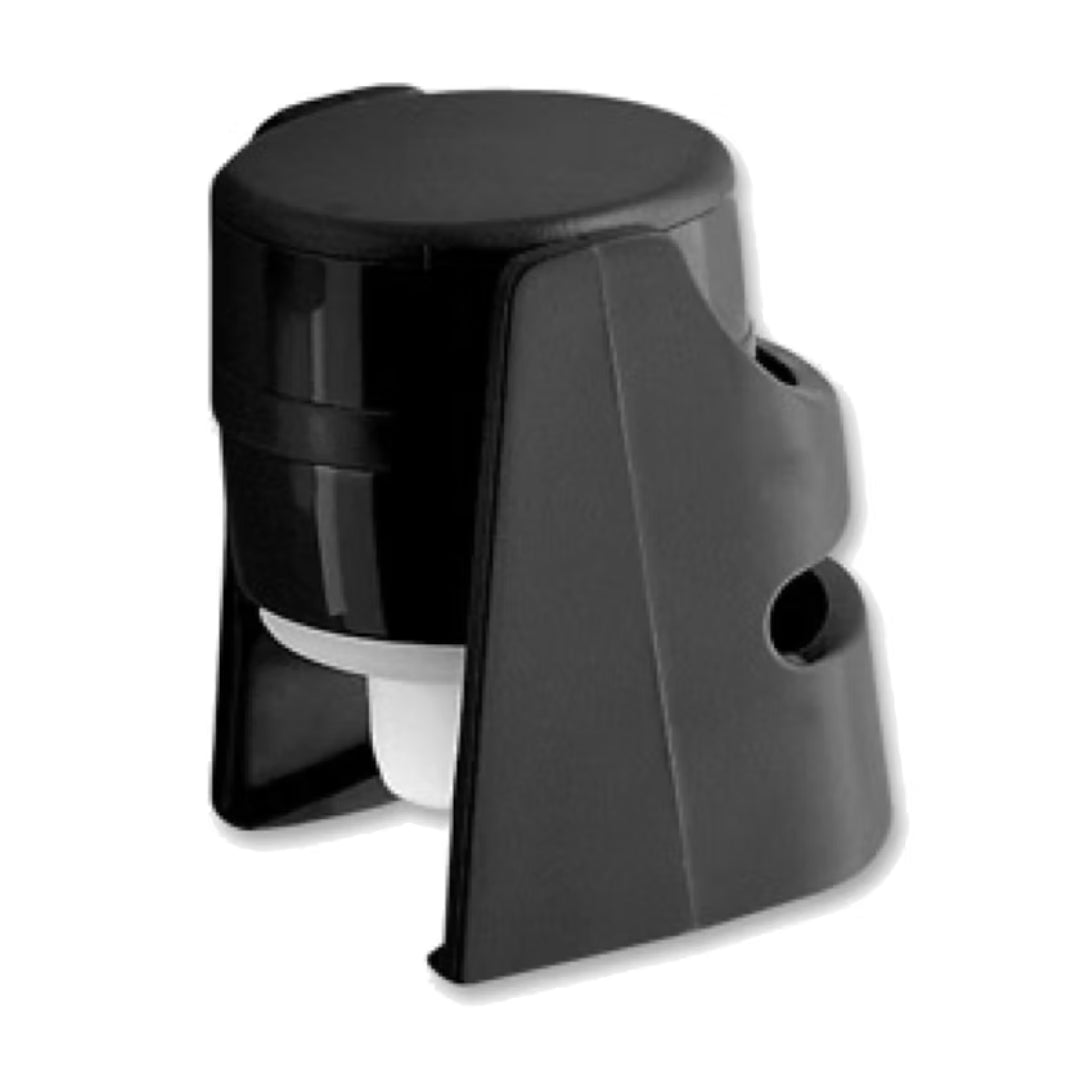 Tapón espumante ABS negro Ghidini para vino Italiano