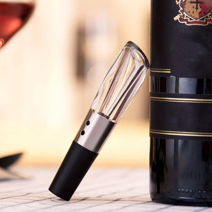 Aireador y vertedor de vino acrílico compacto